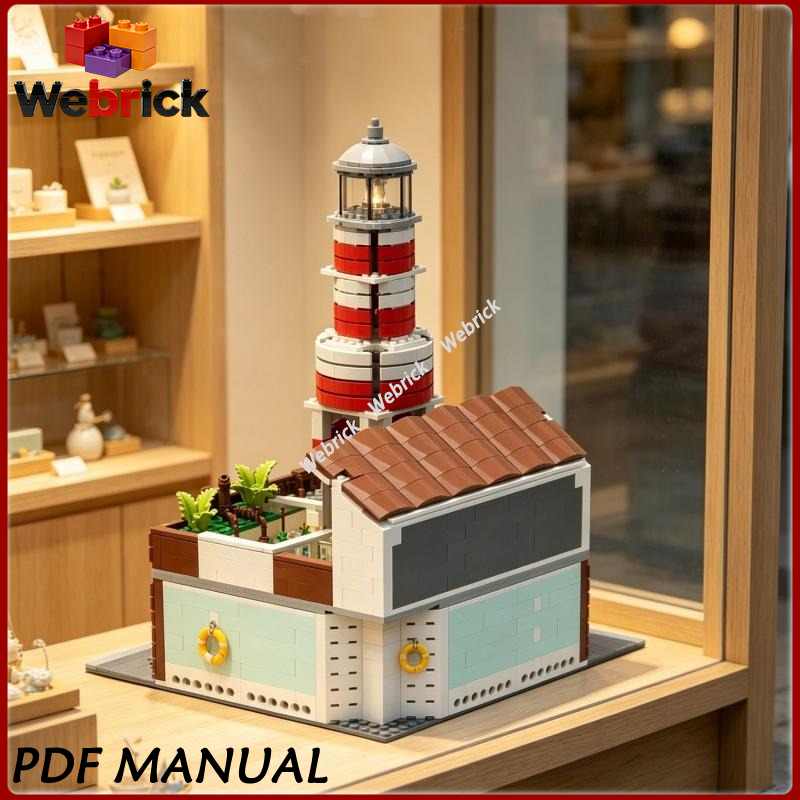 Aquarium And Marine Museum - Custom MOC City Aquarium Building Blocks