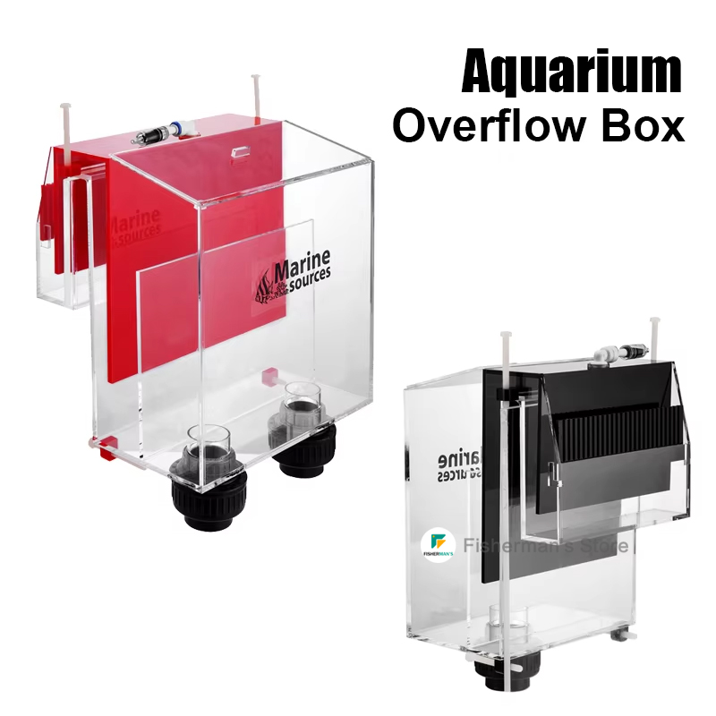 Marine Aquarium Overflow Box - Marine Sources Aquarium Waterbox, Siphon Overflow