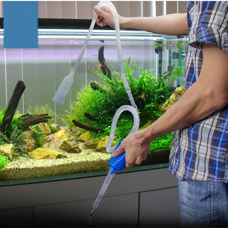 Marine Aquarium Vacuum - Aquarium Siphon Vacuum Cleaner, Manual Gravel