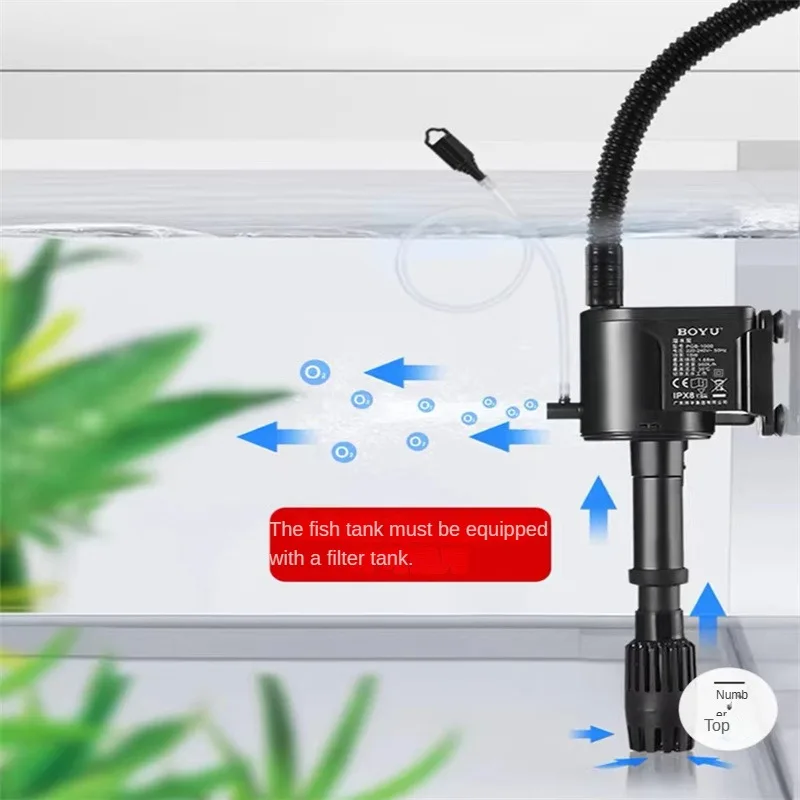 Marine Aquarium Overflow Box - Boyu silent three in one fish