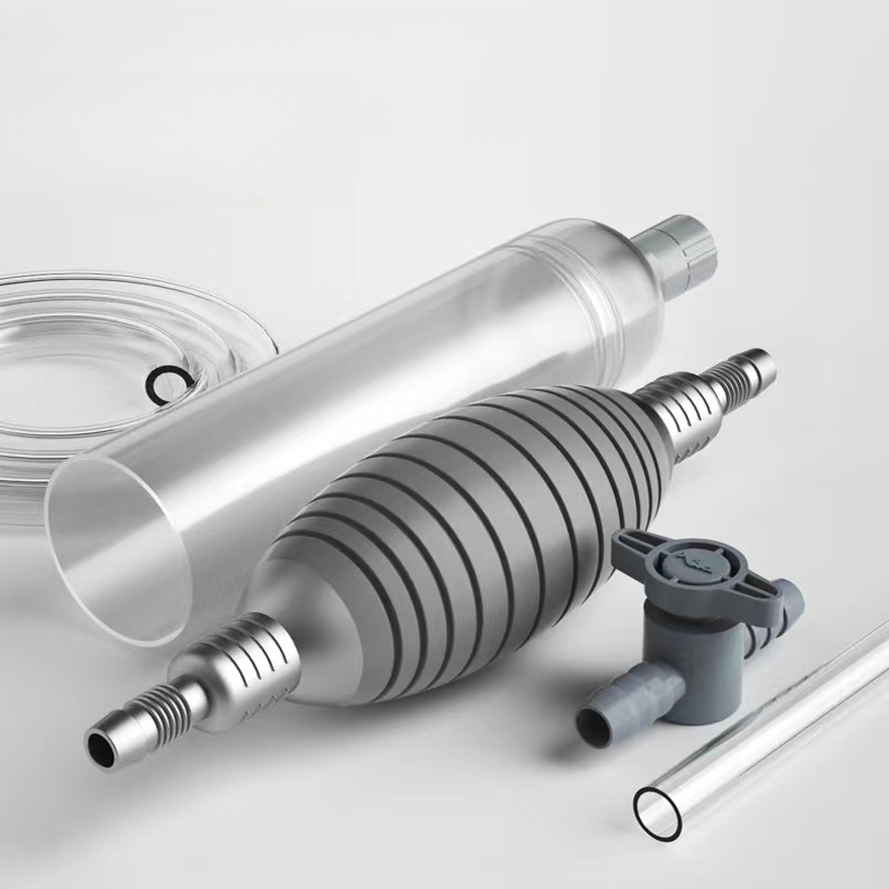 Marine Aquarium Vacuum - 1.5m Aquarium Manual Water Changer Fish