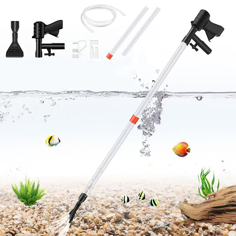 Marine Aquarium Vacuum - Aquarium Fish Tank Water Change Pump