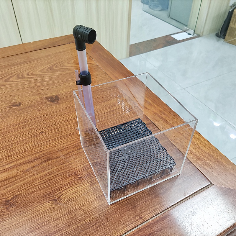 Transparent Acrylic Shrimp Fis - đánh giá và giá Marine Aquarium Overflow Box