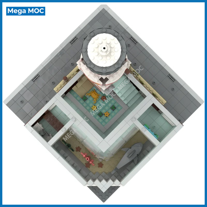 DIY City Aquarium MOC Bricks B - đánh giá và giá Aquarium And Marine Museum