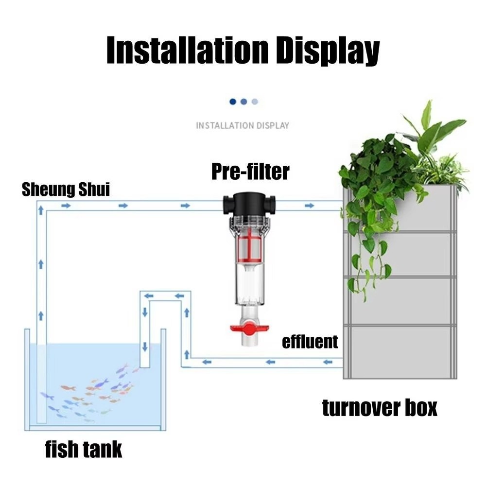 1/2 3/4 Female Thread Aquarium - đánh giá và giá Marine Aquarium Overflow Box