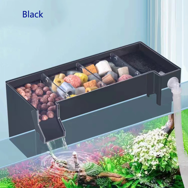 4 in 1 Fish Tank External Filt - đánh giá và giá Marine Aquarium Overflow Box