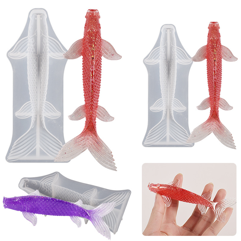 3D Koi Fish Shaped Epoxy Resin - đánh giá và giá Aquarium Marine Tank