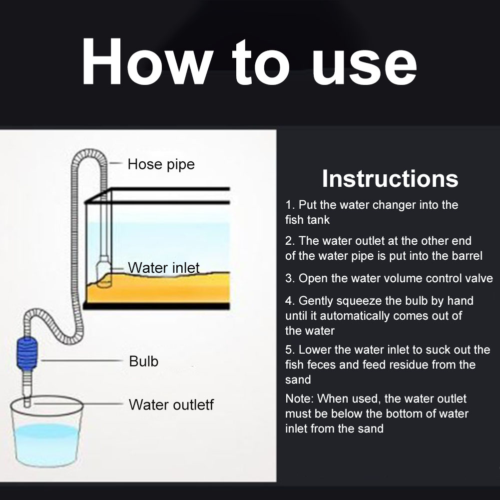 Hồ Cá Xi Phông Cá Syphon Hút C - đánh giá và giá Marine Aquarium Vacuum