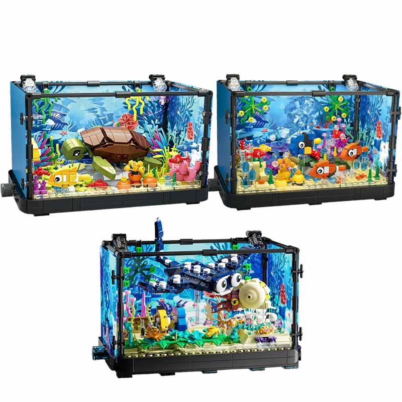 Fish Tank Building Block Set w - đánh giá và giá Aquarium Marine Tank