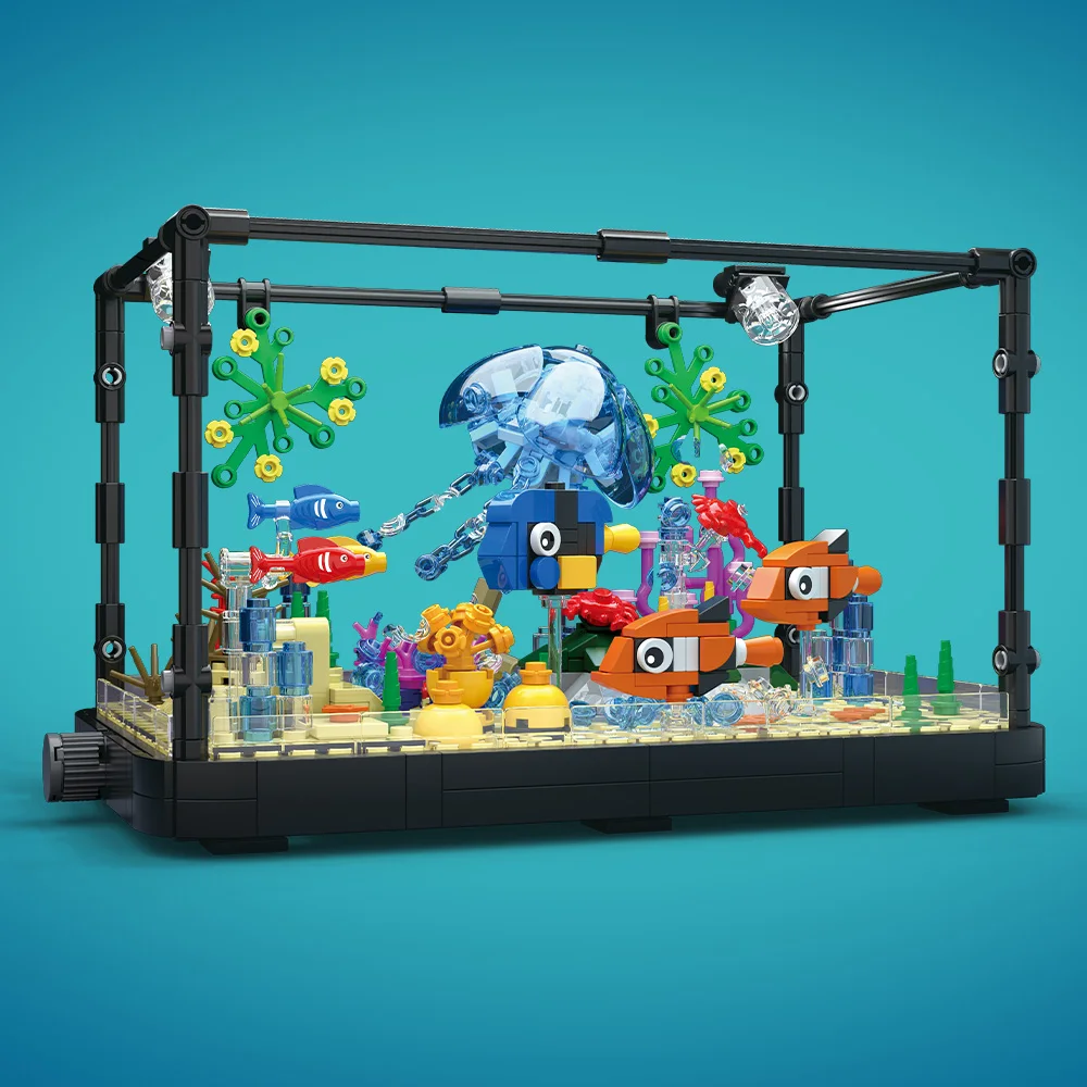 Fish Tank Building Block Set w - đánh giá và giá Aquarium Marine Tank
