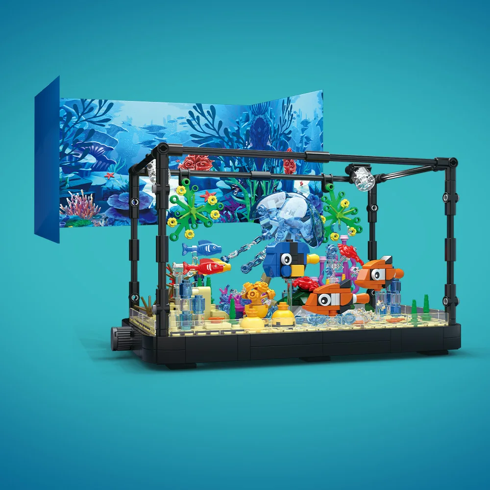 Fish Tank Building Block Set w - đánh giá và giá Aquarium Marine Tank