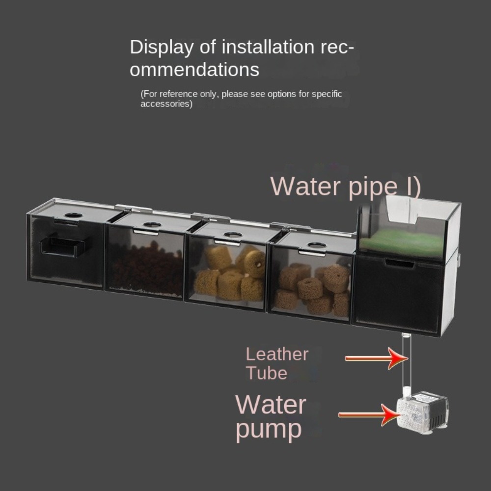 Three-in-one External Aquarium - đánh giá và giá Marine Aquarium Overflow Box