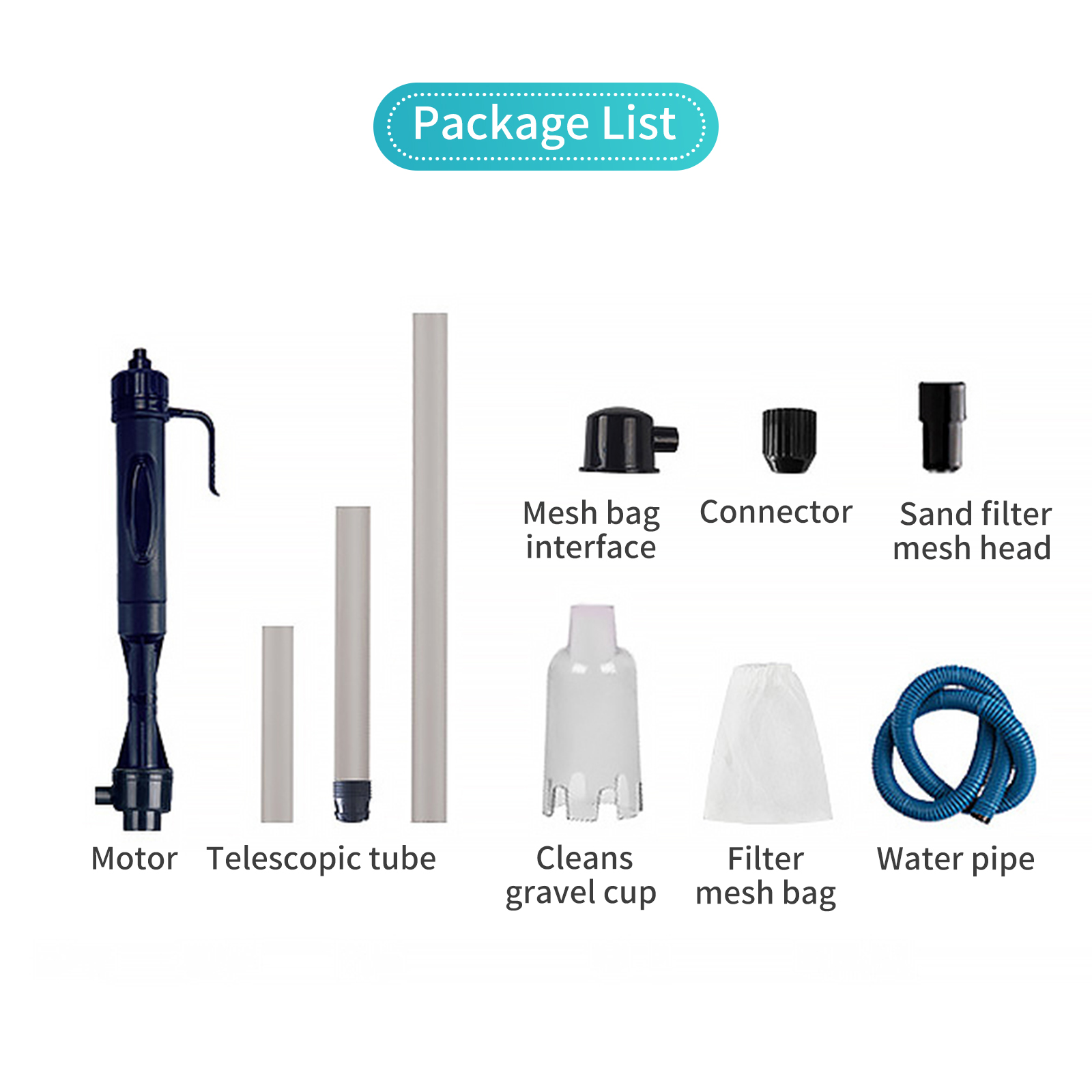 Electric Aquarium Gravel Clean - đánh giá và giá Marine Aquarium Vacuum