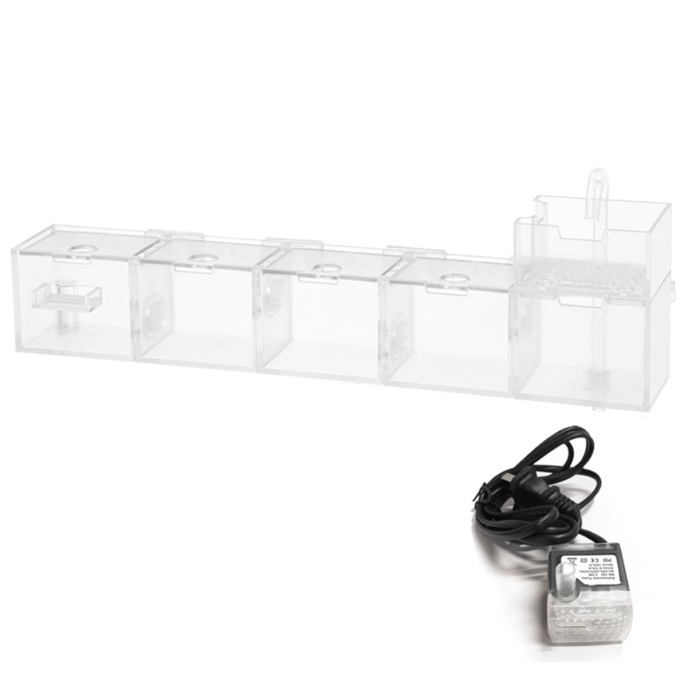 Three-in-one External Aquarium - đánh giá và giá Marine Aquarium Overflow Box